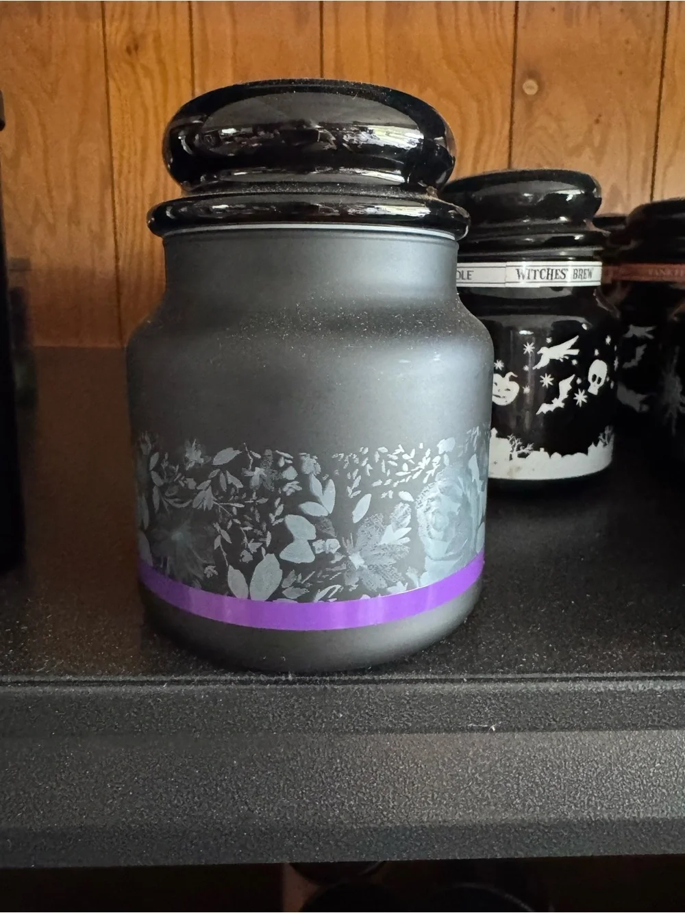 Yankee Candle Witches Brew Medium Candle 15.5 oz with Raven... Rare!